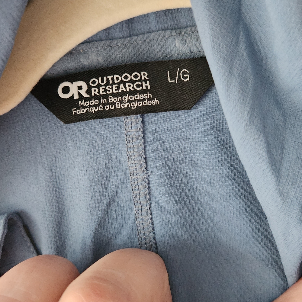 Outdoor Research Ferrosi Duraprint Hoodie - Olympic Blue, Size Large - Picture 10 of 15